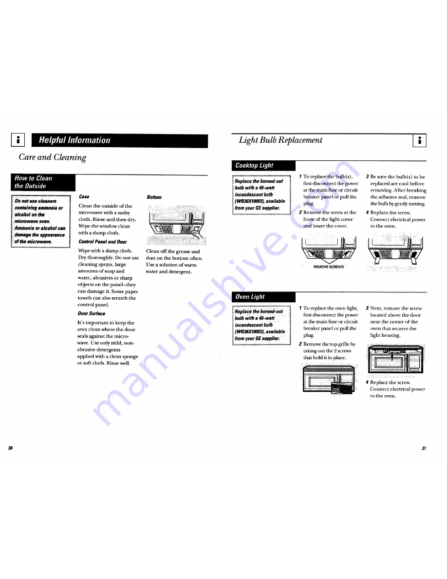 GE JVM1428 Owner'S Manual Download Page 16