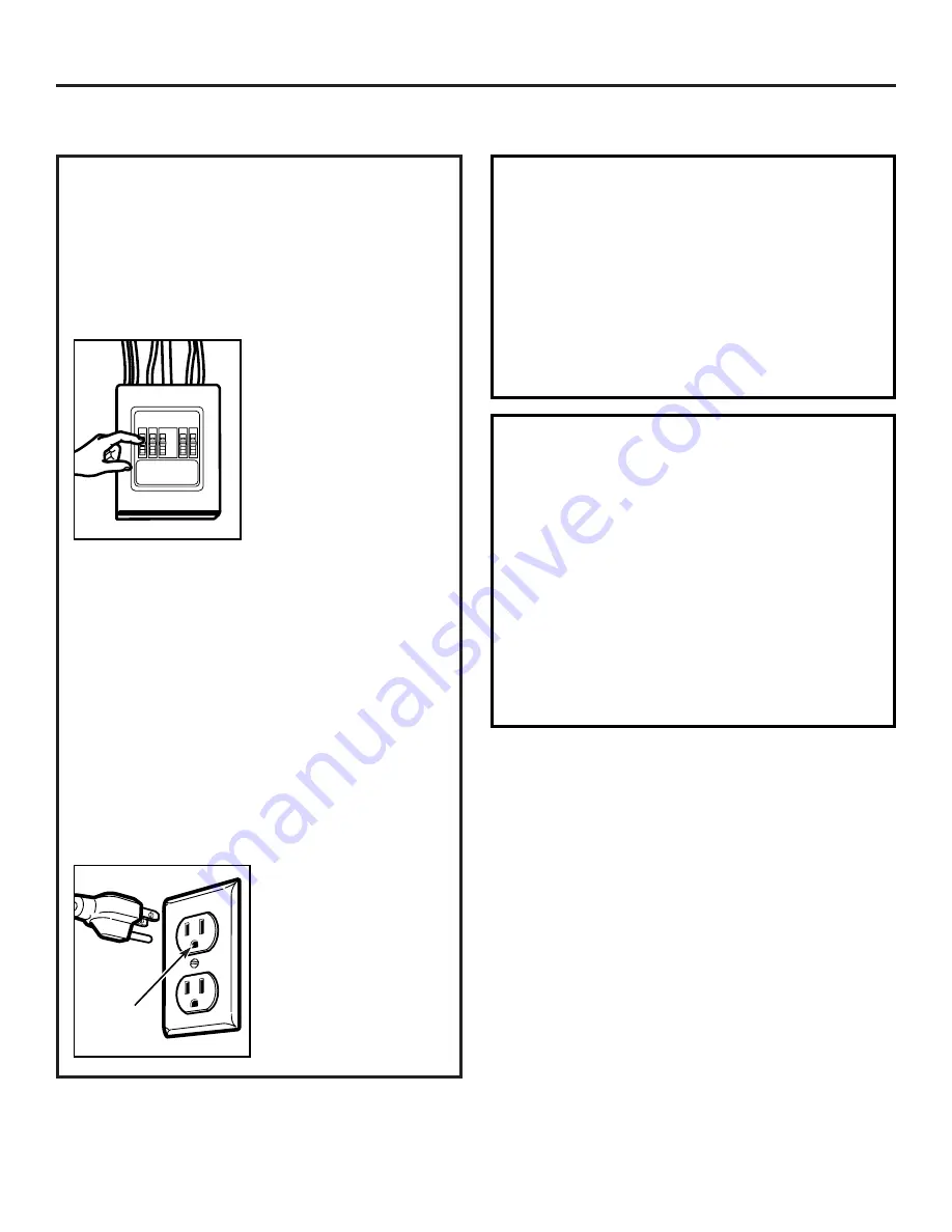 GE JVM1500 Series Installation Instructions Manual Download Page 3