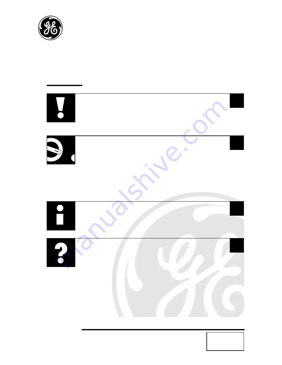 GE JVM1530DM Owner'S Manual Download Page 1