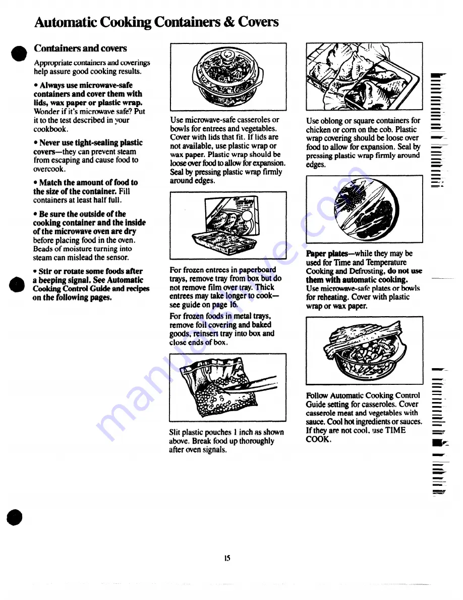 GE JVM172G Use And Care Manual Download Page 15