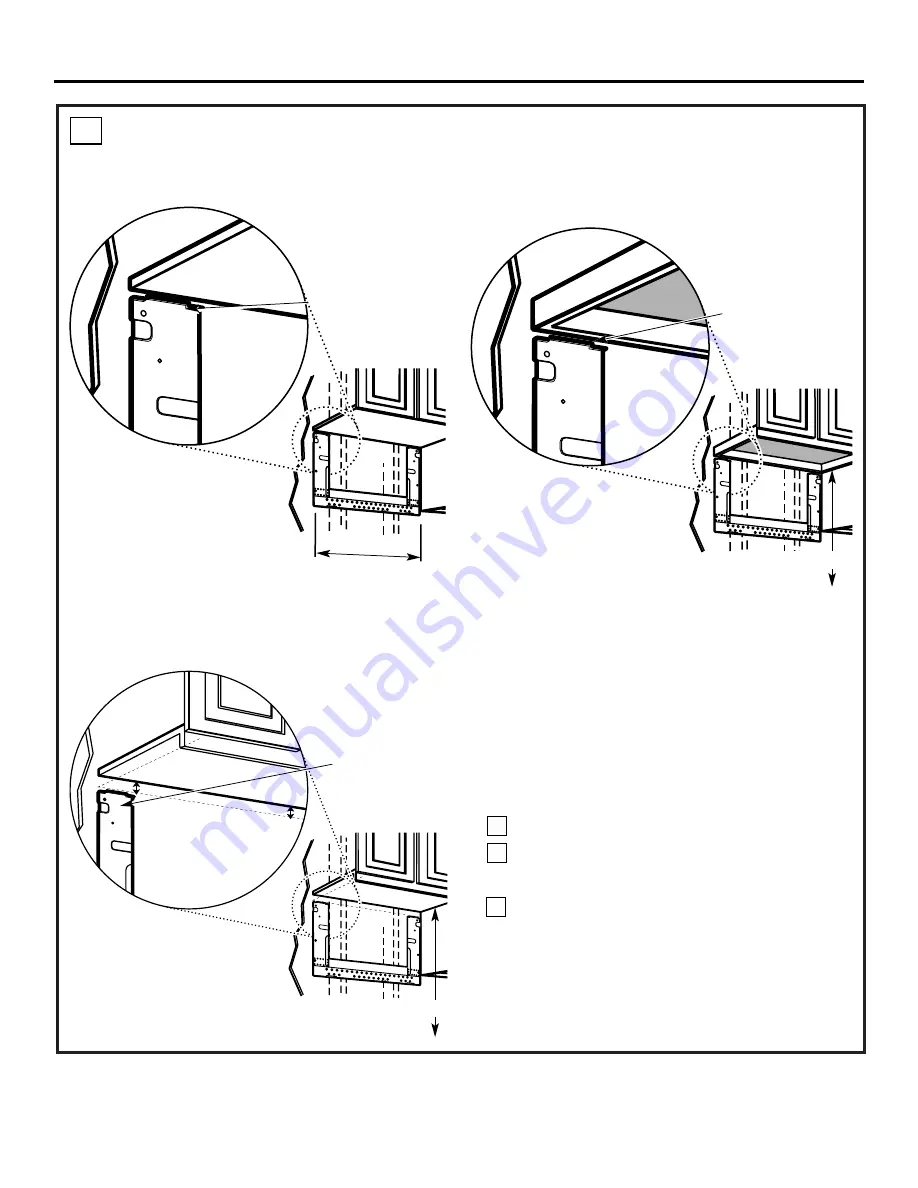 GE JVM1790SK - Profile 1.7 cu. Ft. Convection Microwave Installation Instructions Manual Download Page 9