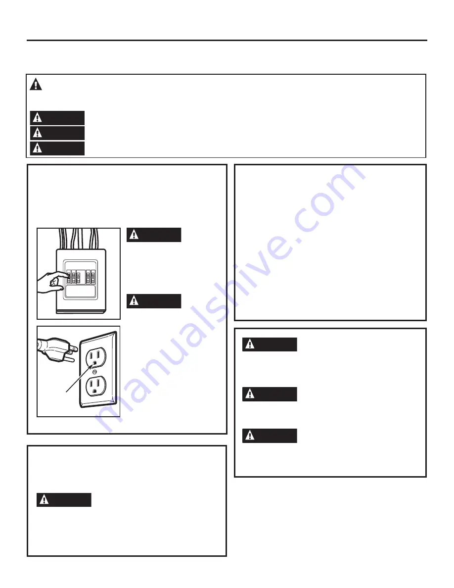 GE JVM6172SKSS Installation Instructions Manual Download Page 3