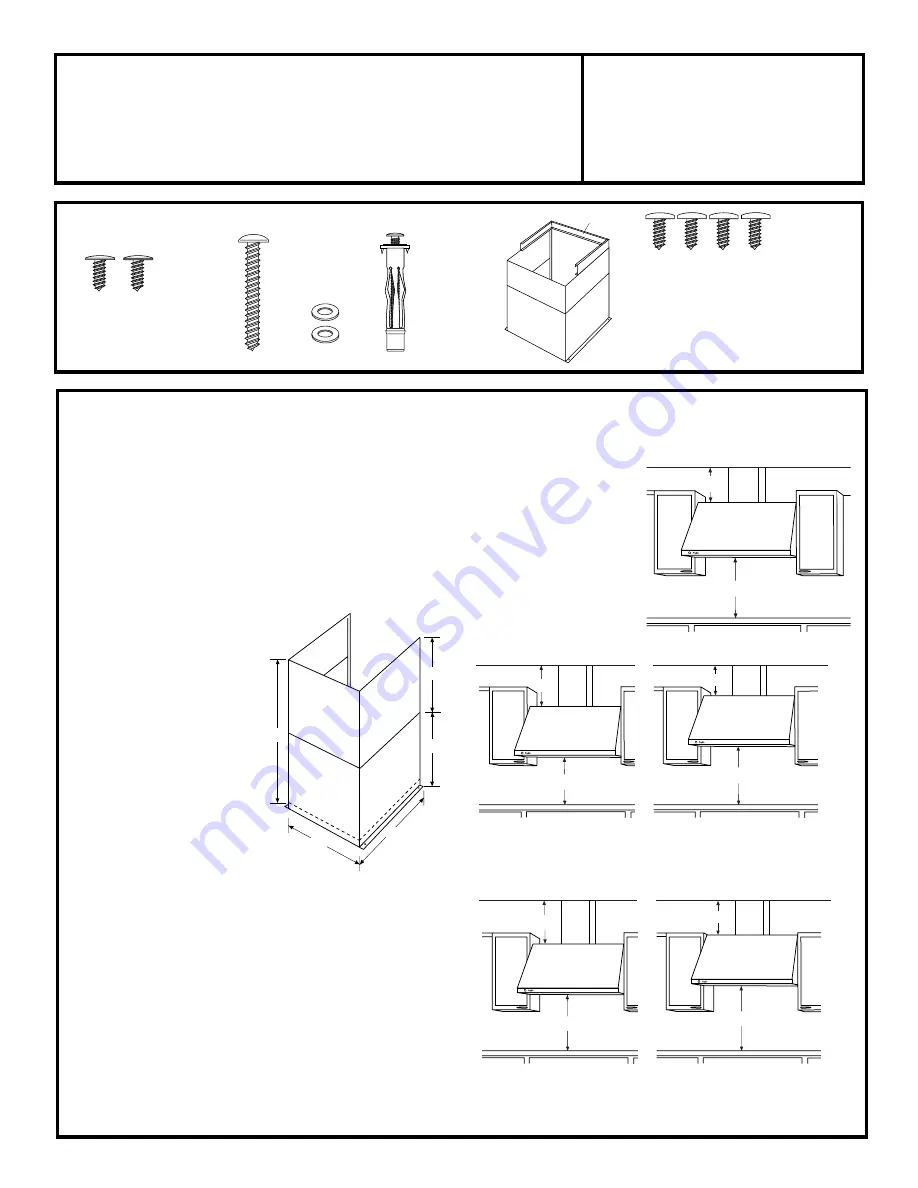 GE JXCHBB Installation Instructions Download Page 1