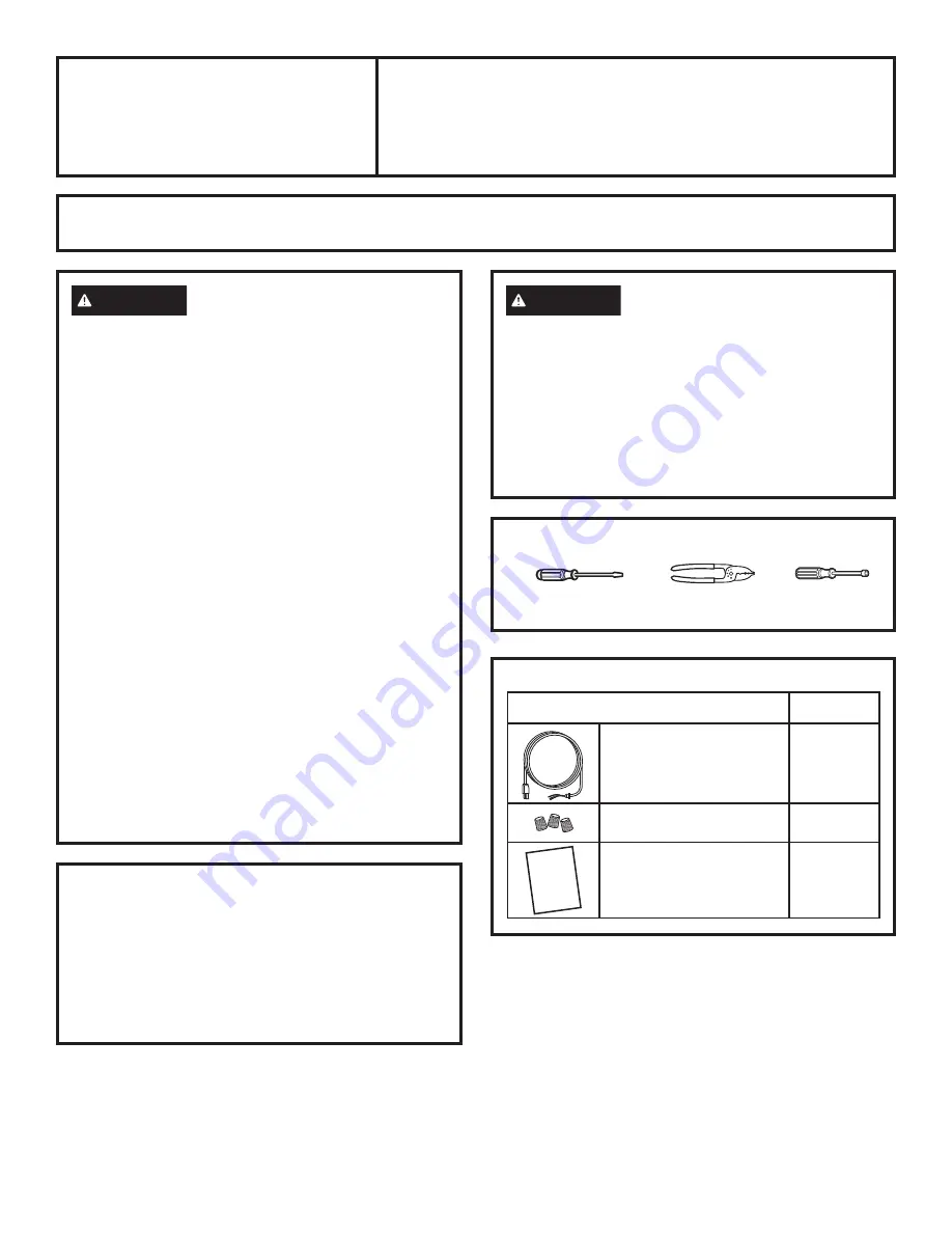 GE JXHC1 Installation Instructions Download Page 1