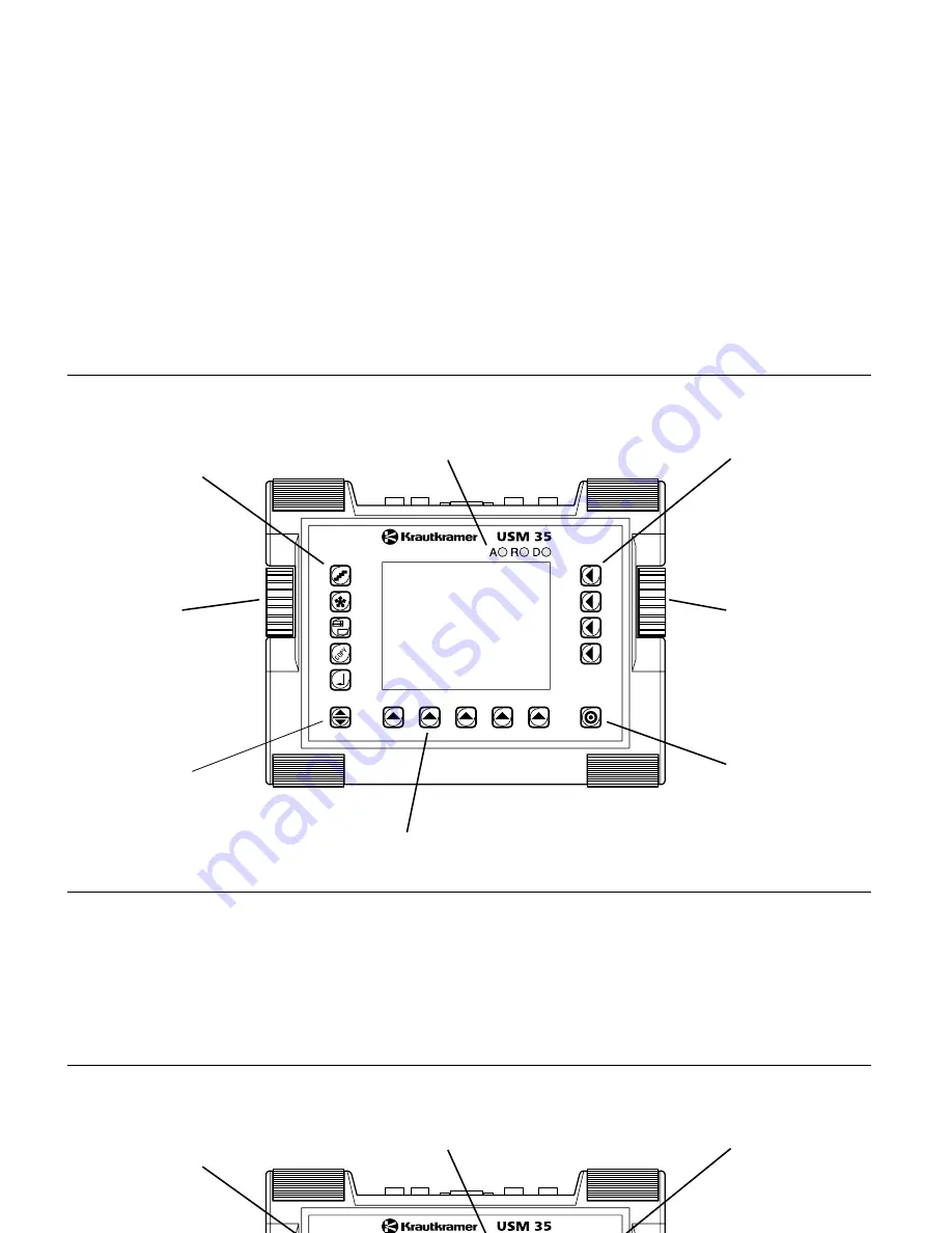 GE Krautkramer USM 35X Operator'S Manual Download Page 36