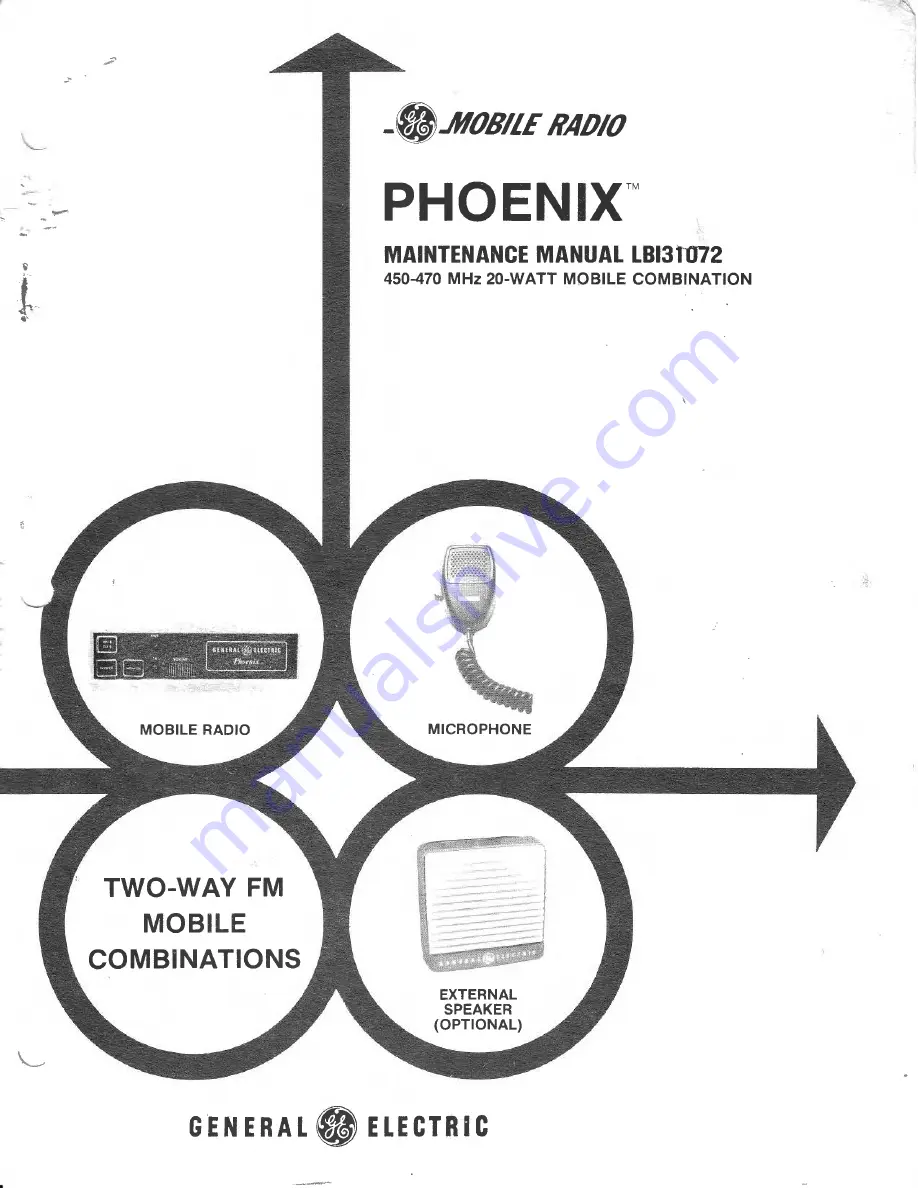 GE LBI31072 Phoenix Скачать руководство пользователя страница 1