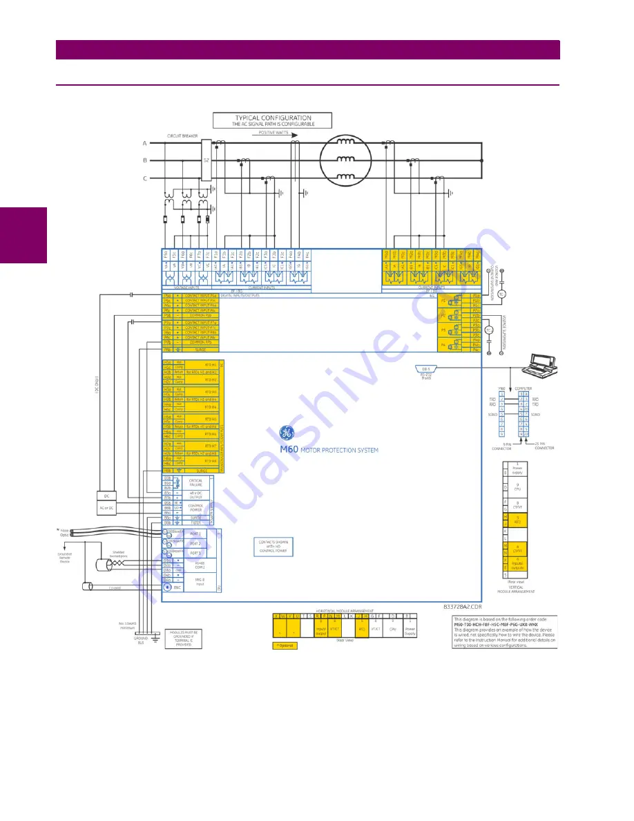 GE M60 UR Series Скачать руководство пользователя страница 66