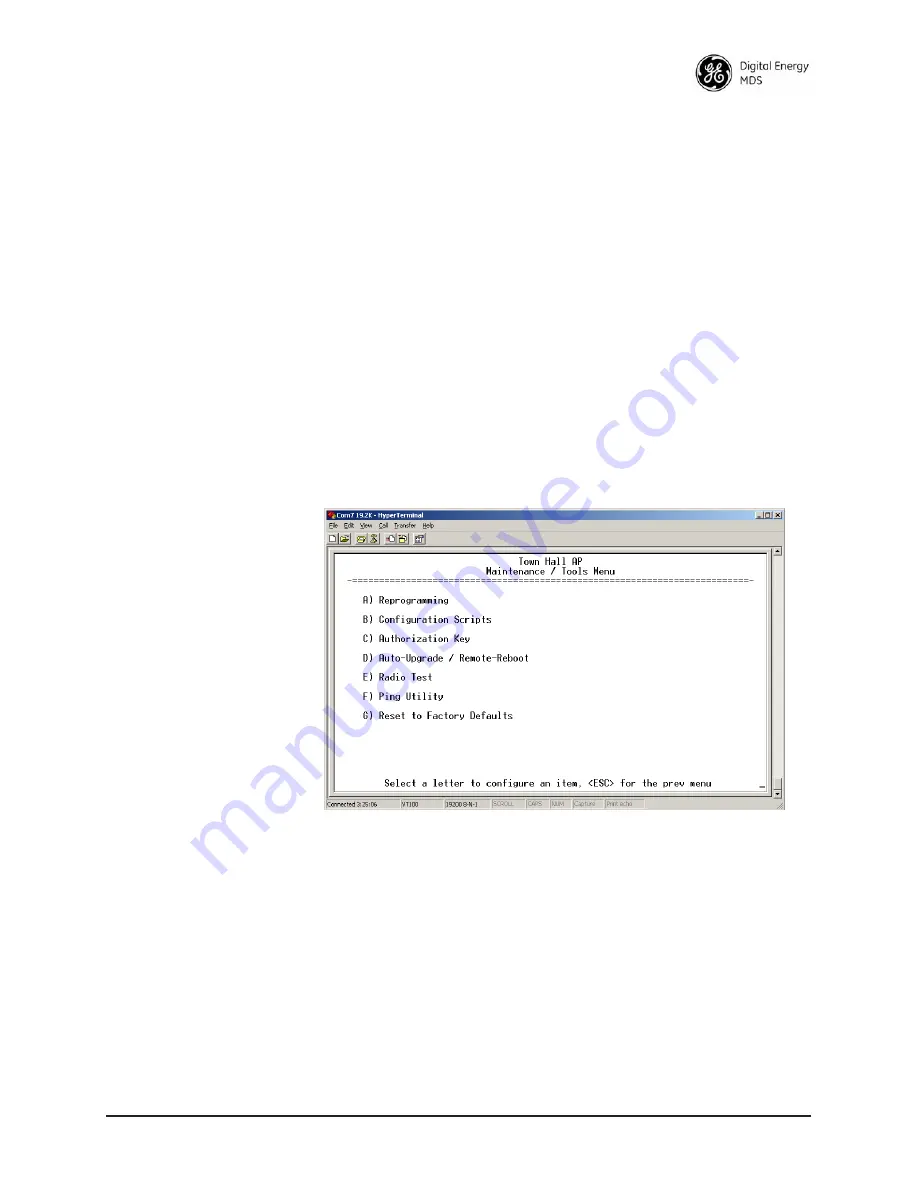 GE MDS iNET 900 Reference Manual Download Page 109