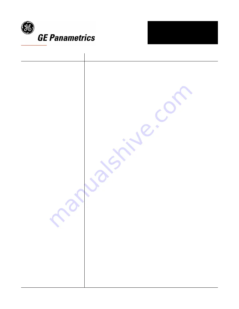 GE Moisture Image 1 Series Service Manual Download Page 105