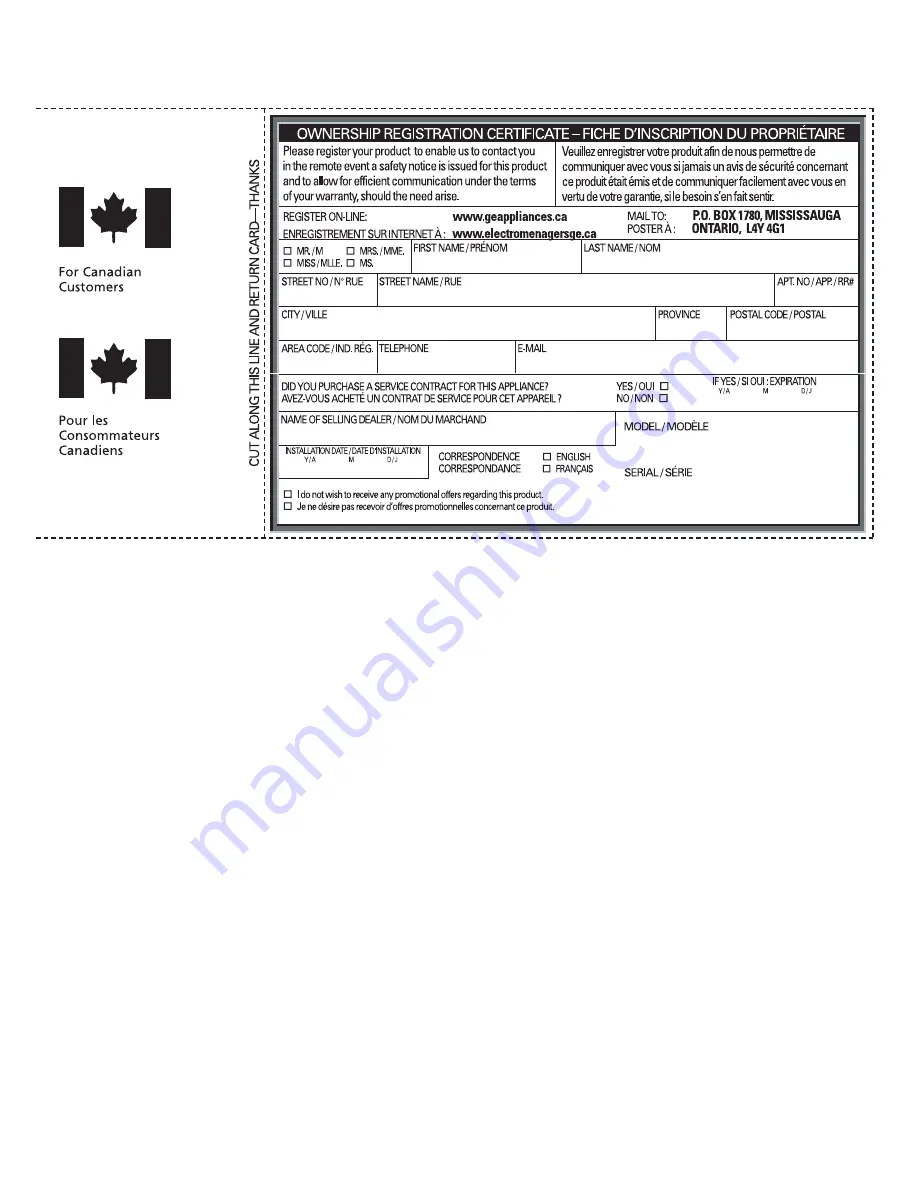 GE Monogram ZBD1850 Owner'S Manual Download Page 20