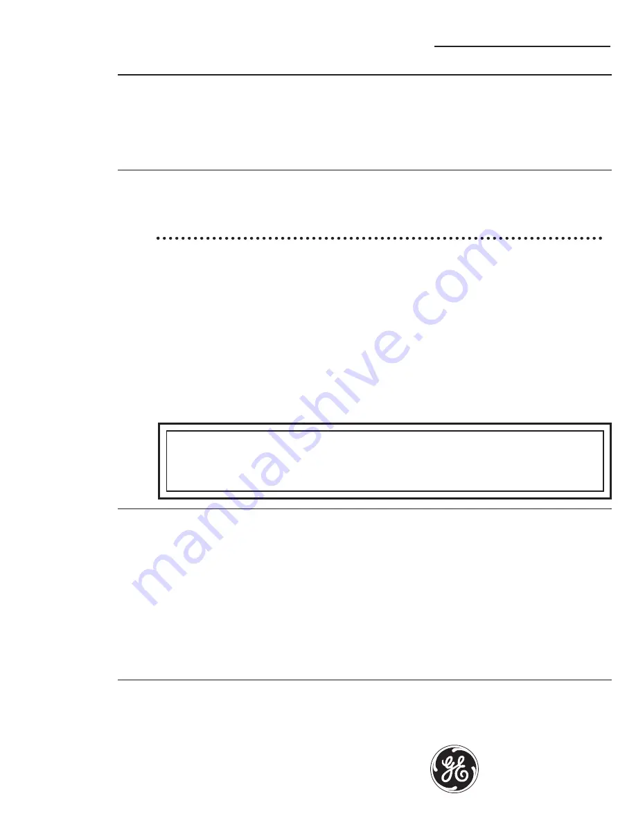 GE Monogram ZBD1850 Owner'S Manual Download Page 43