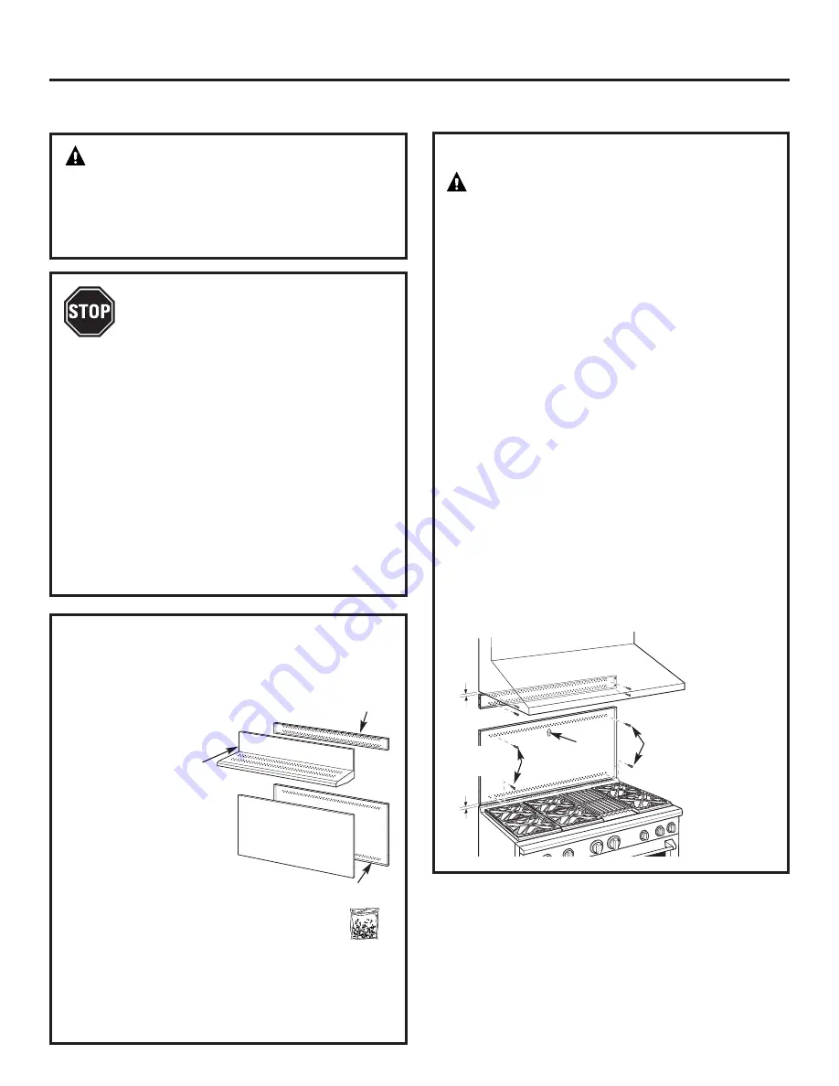 GE Monogram ZDP304L Installation Instructions Manual Download Page 63