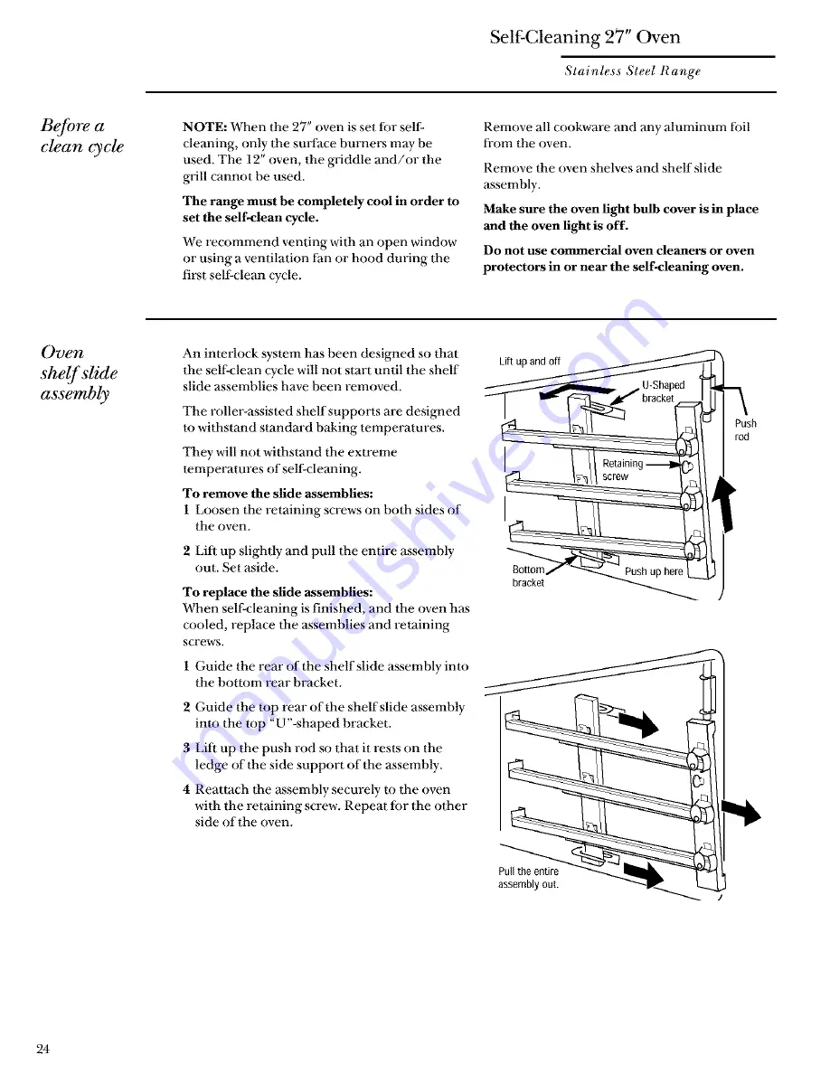 GE Monogram ZDP36 Use And Care Manual Download Page 24