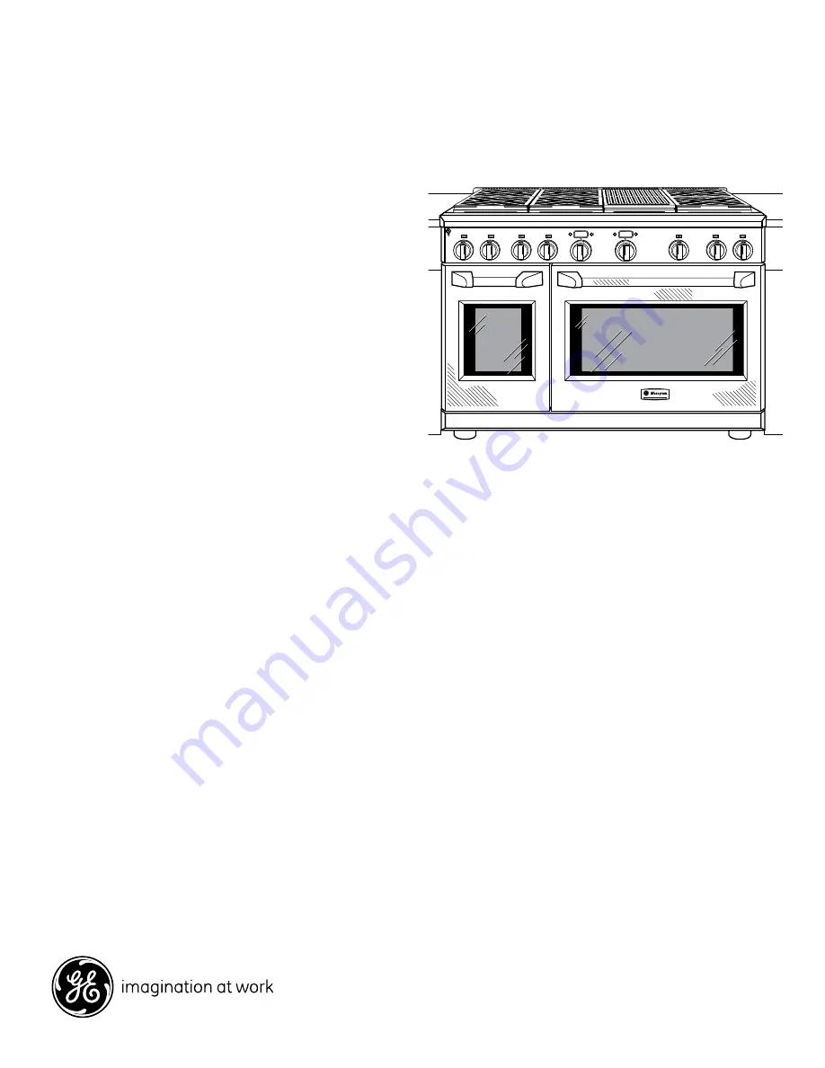 GE Monogram ZDP486LRPSS Скачать руководство пользователя страница 3