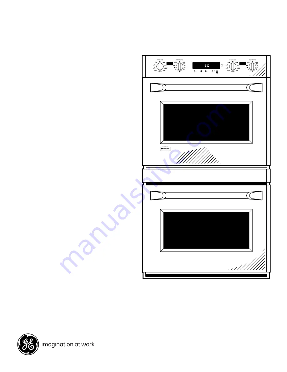 GE Monogram ZET2PMSS Dimensions And Installation Information Download Page 2