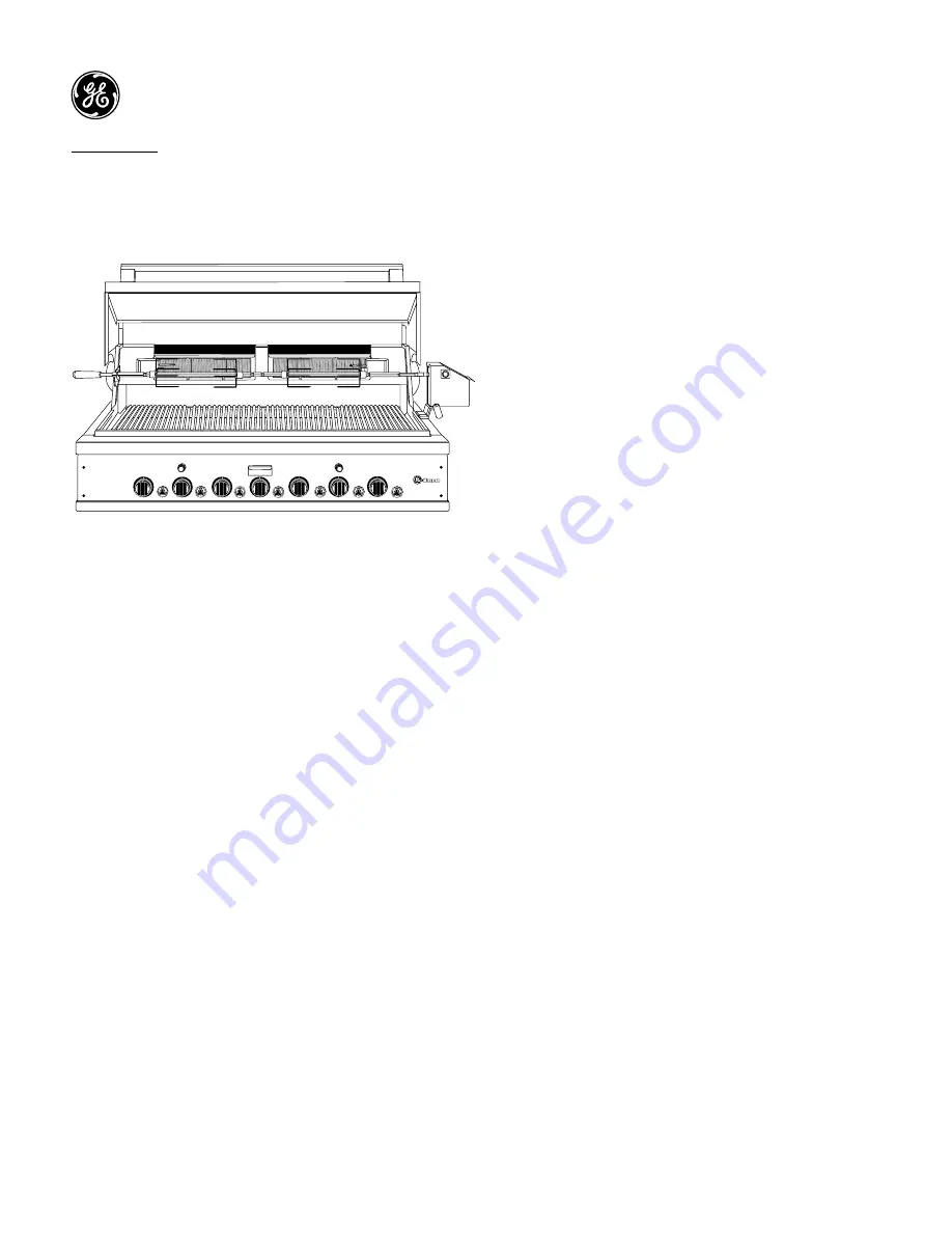 GE Monogram ZGG48L42CSS Dimensions And Specifications Download Page 3