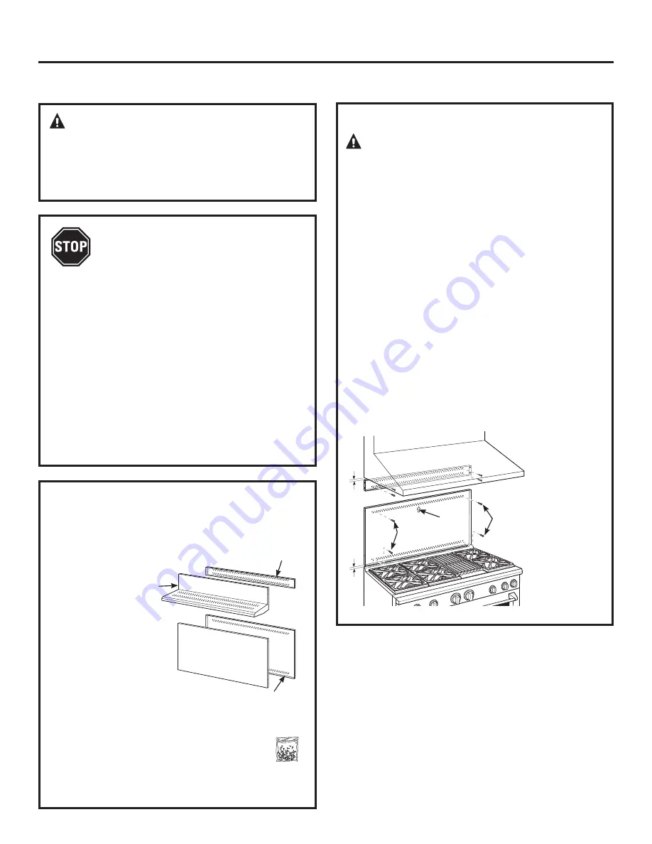 GE Monogram ZGU364NRP7SS Installation Instructions Manual Download Page 13