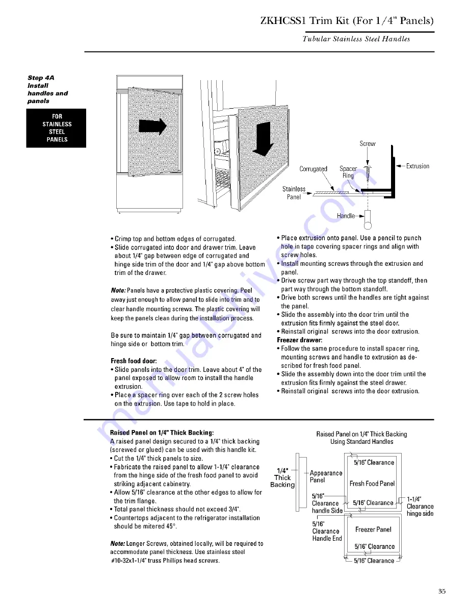 GE Monogram ZIC36N LH Manual And Installation Instructions Download Page 35