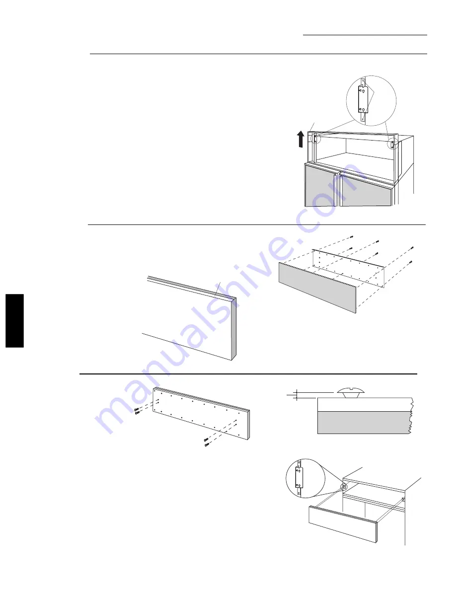 GE Monogram ZIS42N Custom Options Manual And Installation Instructions Download Page 30