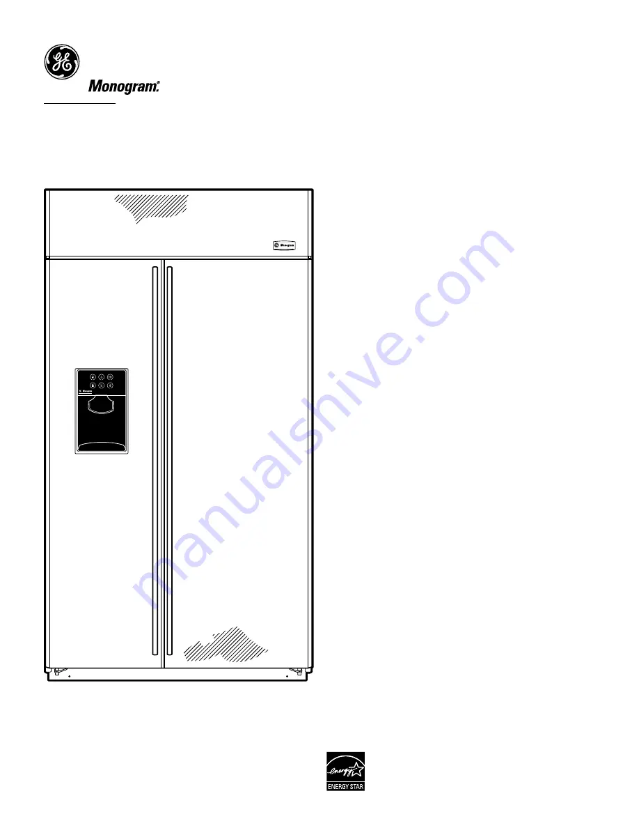 GE Monogram ZISS420DRSS Datasheet Download Page 2