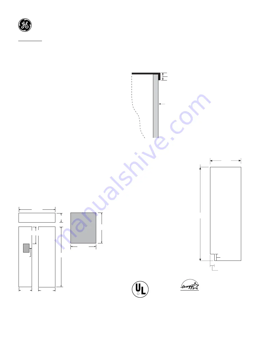 GE Monogram ZISW420DM Installation Information Download Page 2