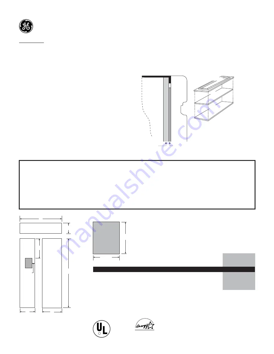 GE Monogram ZISW420DM Installation Information Download Page 3