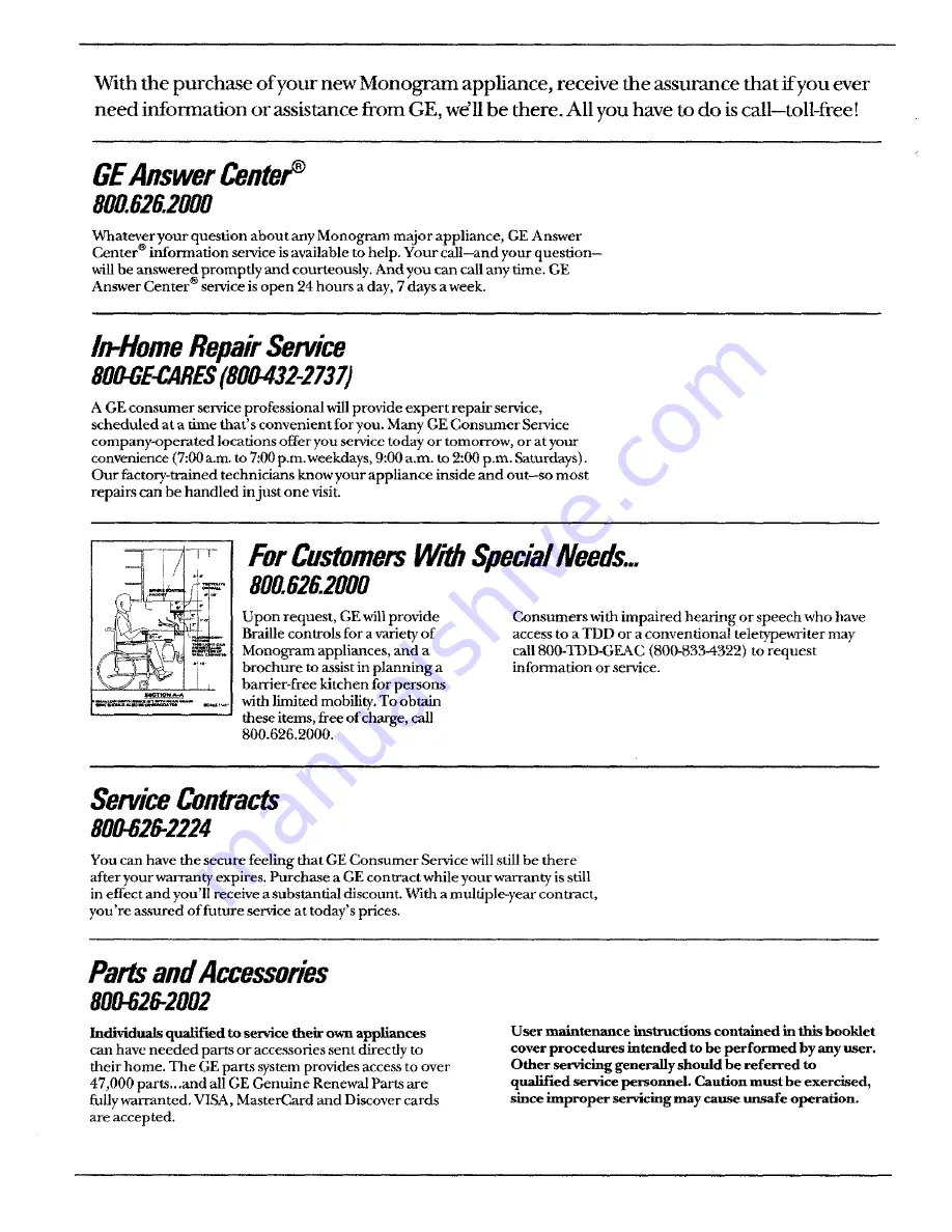 GE Monogram ZMC1090 Series Use And Care Manual Download Page 34