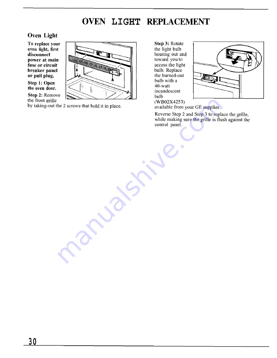 GE Monogram ZMW2000 Series Use And Care Manual Download Page 30