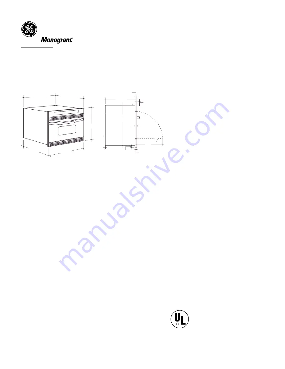 GE MONOGRAM ZSC2000FWW/BB Скачать руководство пользователя страница 1