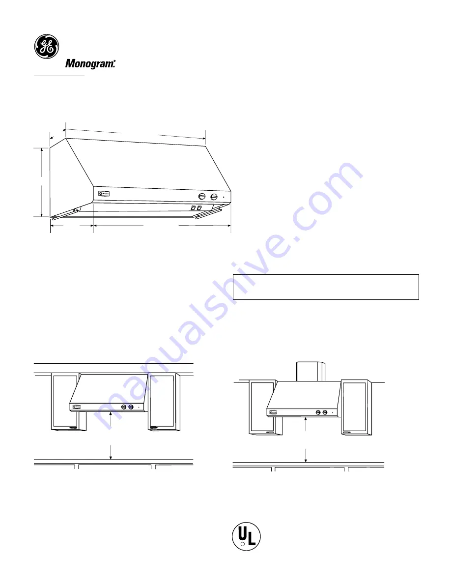 GE MONOGRAM ZV48SSFSS Скачать руководство пользователя страница 1