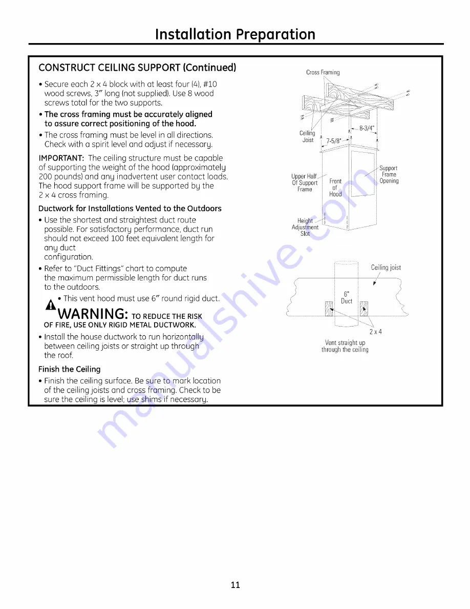 GE Monogram ZV850 Installation Instructions Manual Download Page 11