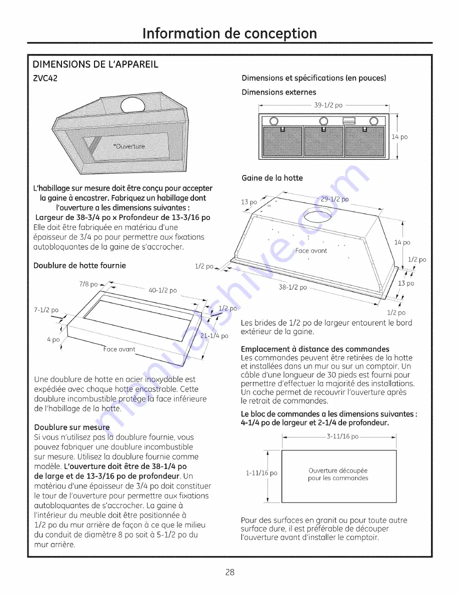 GE Monogram ZVC42L1SS Скачать руководство пользователя страница 28