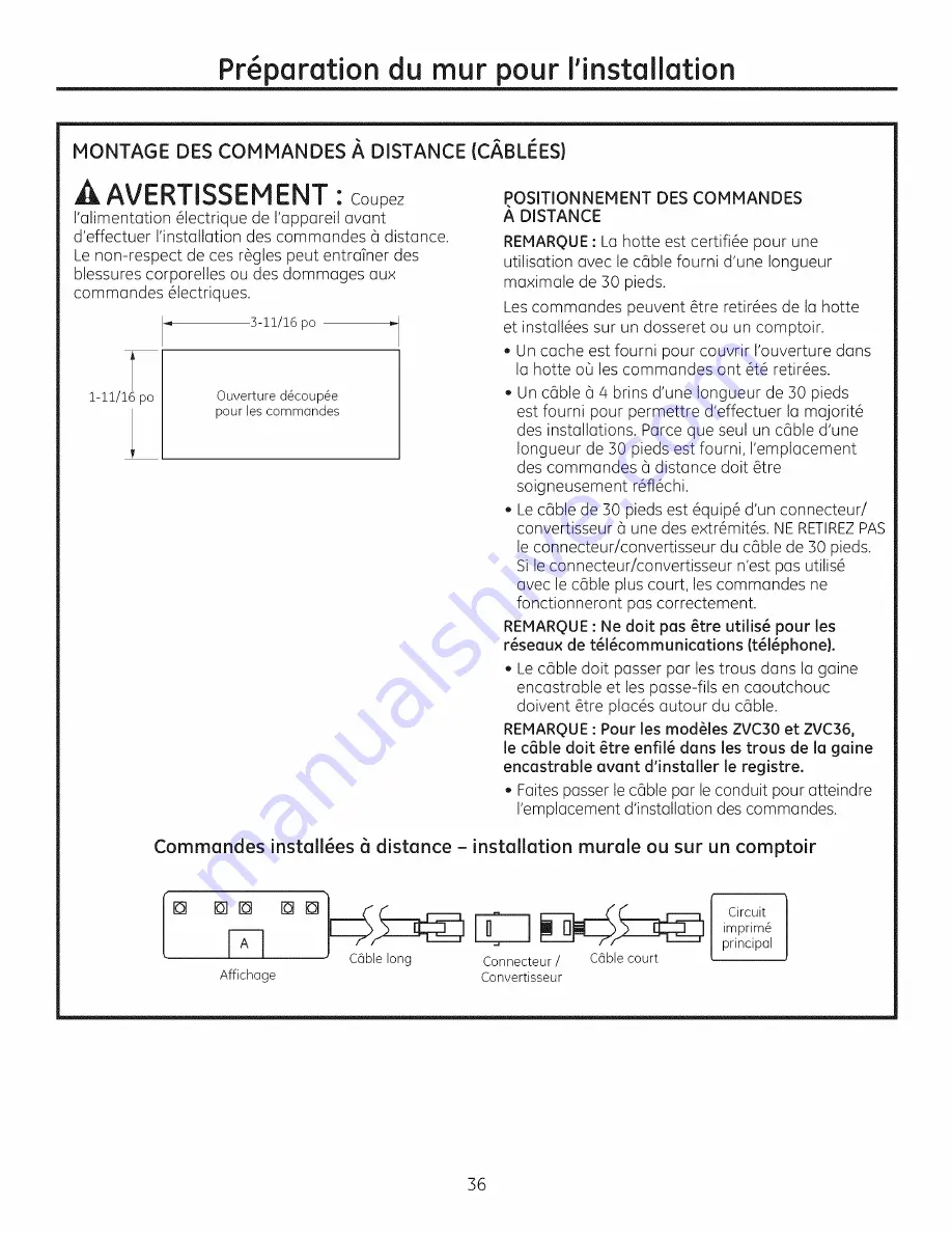 GE Monogram ZVC42L1SS Скачать руководство пользователя страница 36