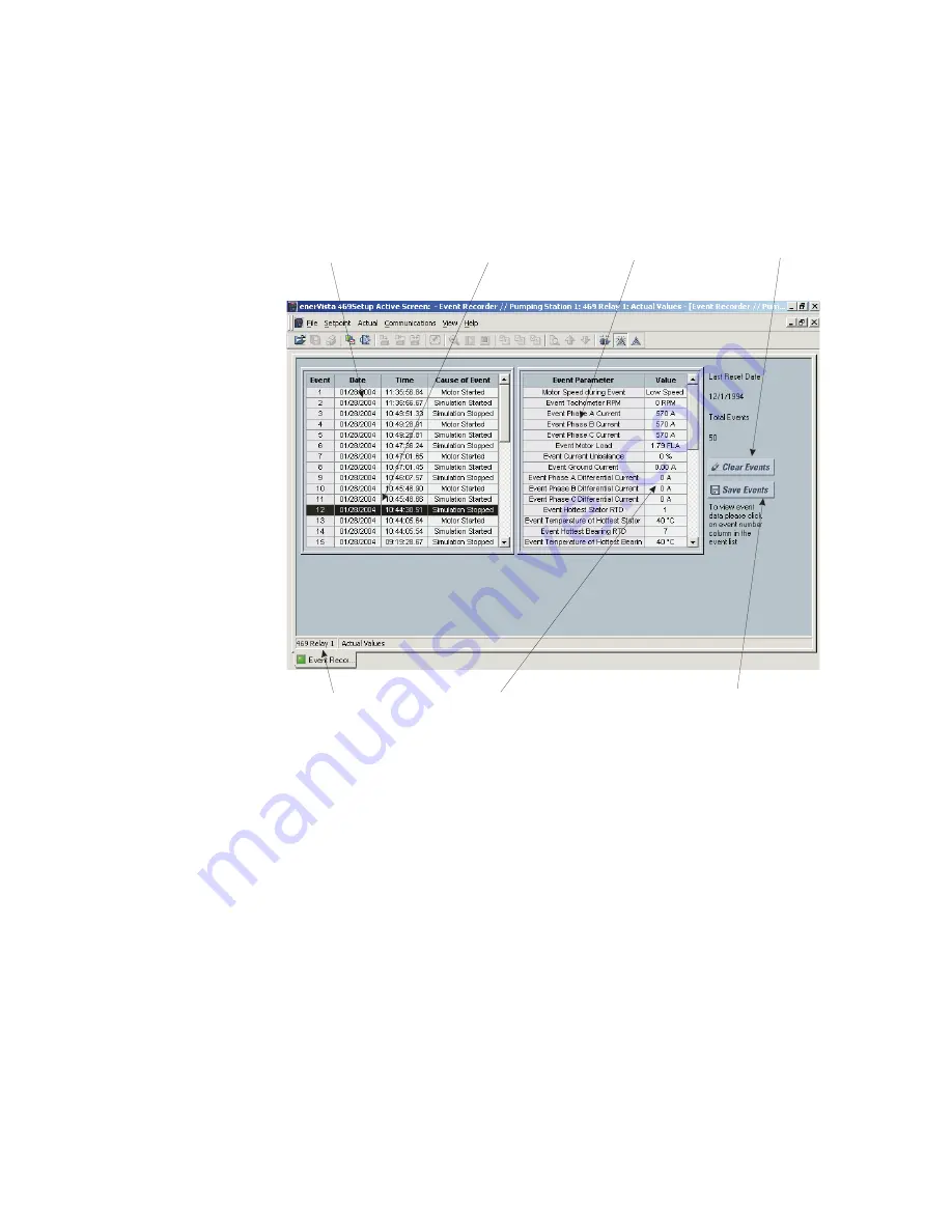 GE Multilin 469 Quick Reference Manual Download Page 42