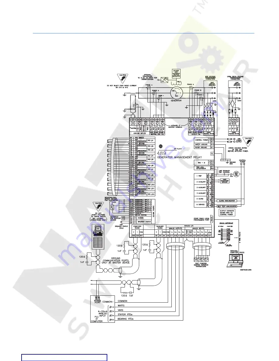 GE Multilin 489 Instruction Manual Download Page 51