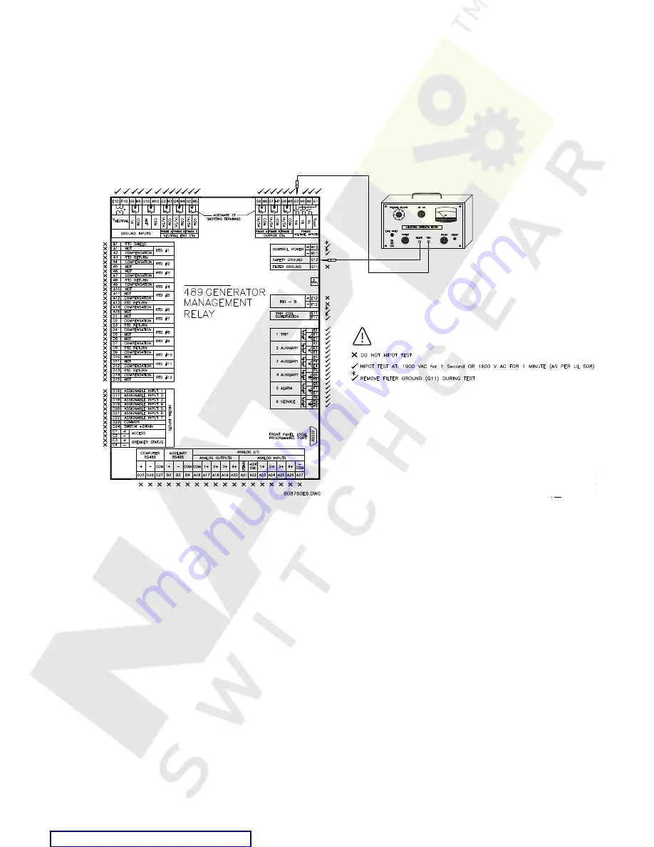 GE Multilin 489 Instruction Manual Download Page 61