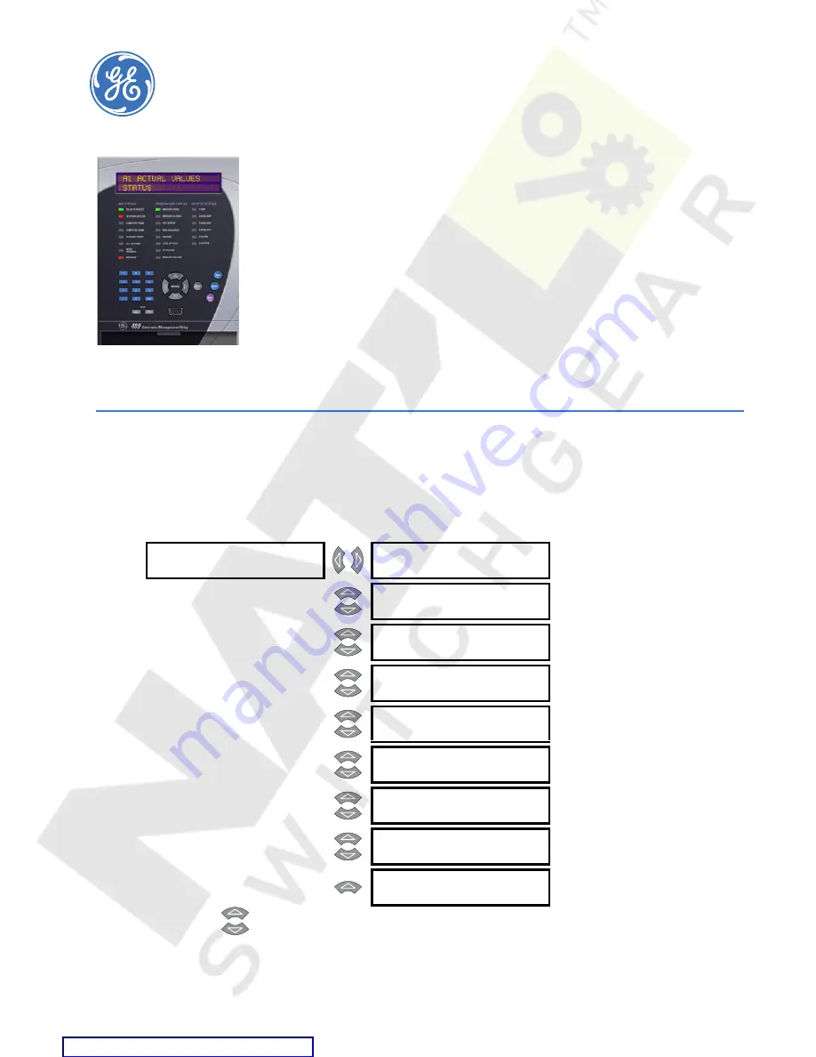 GE Multilin 489 Instruction Manual Download Page 215