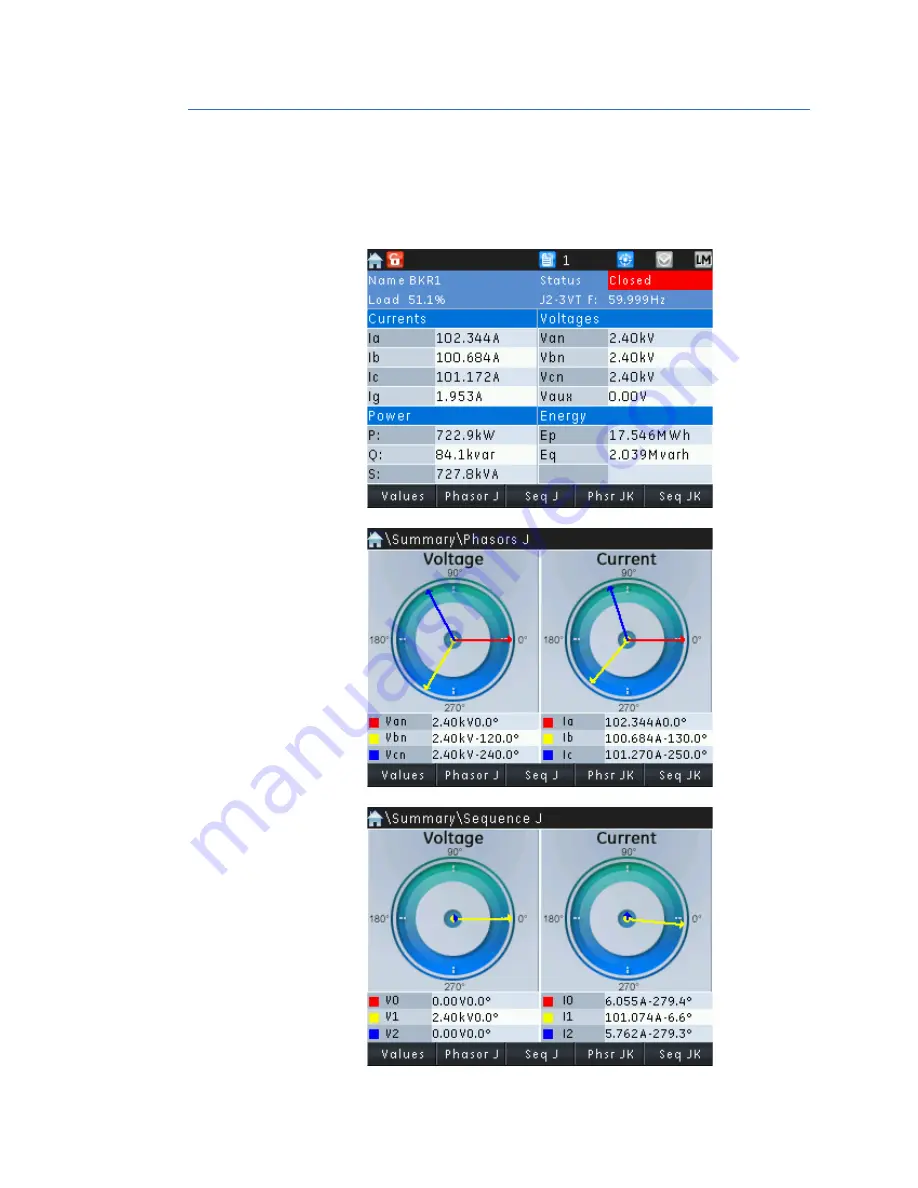 GE Multilin 889 Instruction Manual Download Page 550