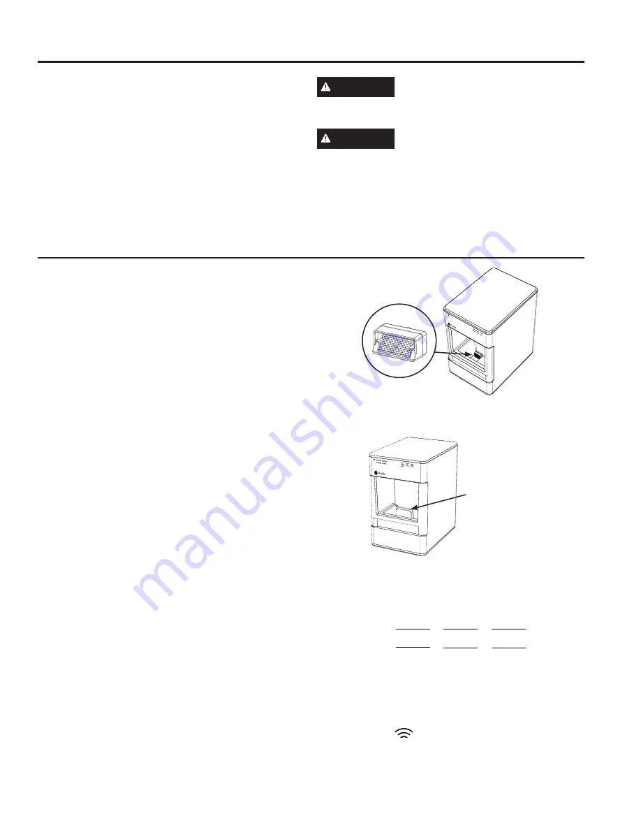 GE OPAL XPIO13BCBT Owner'S Manual Download Page 7