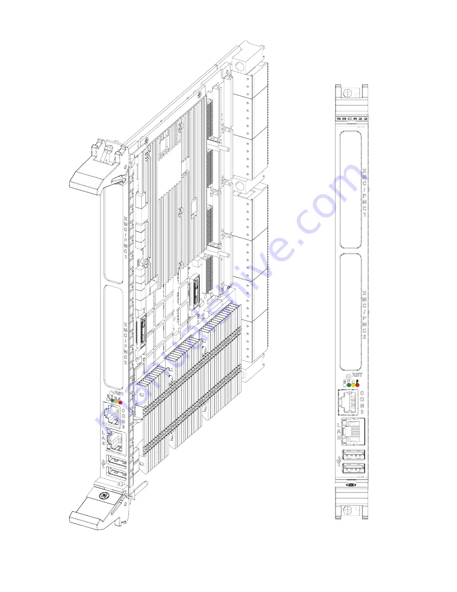 GE OpenVPX VPXcel6 SBC622 Hardware Reference Manual Download Page 37