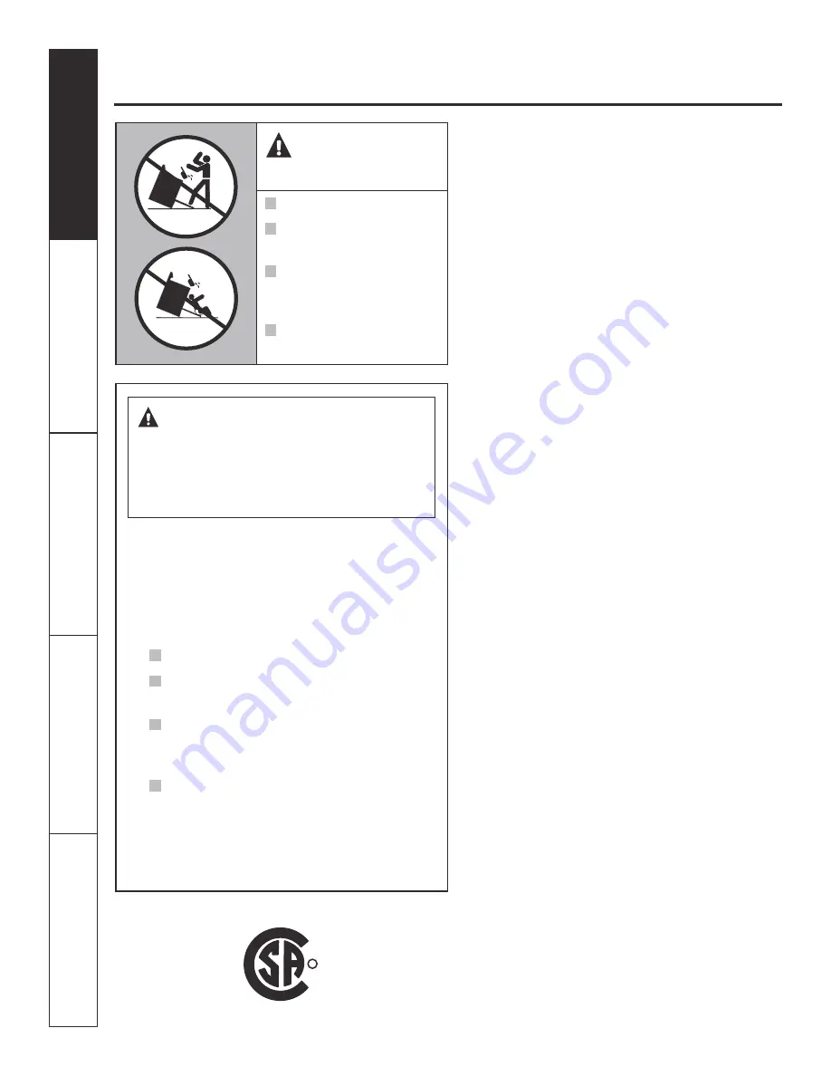 GE PC2S910 Owner'S Manual Download Page 2