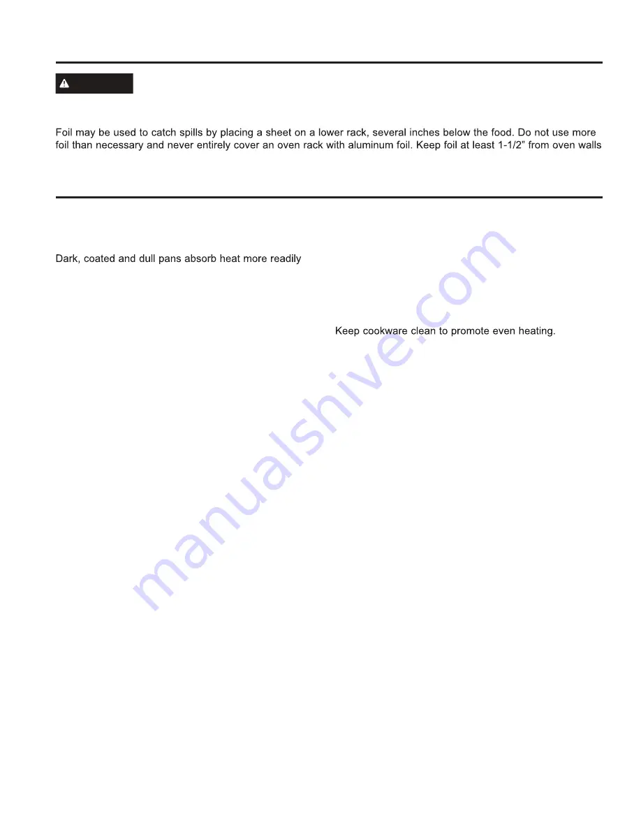 GE PCHS920 Owner'S Manual Download Page 18