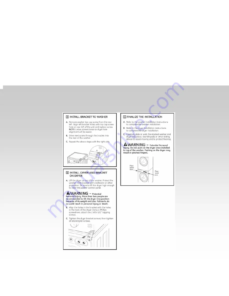 GE PCVH480EKWW Series Service Manual Download Page 11