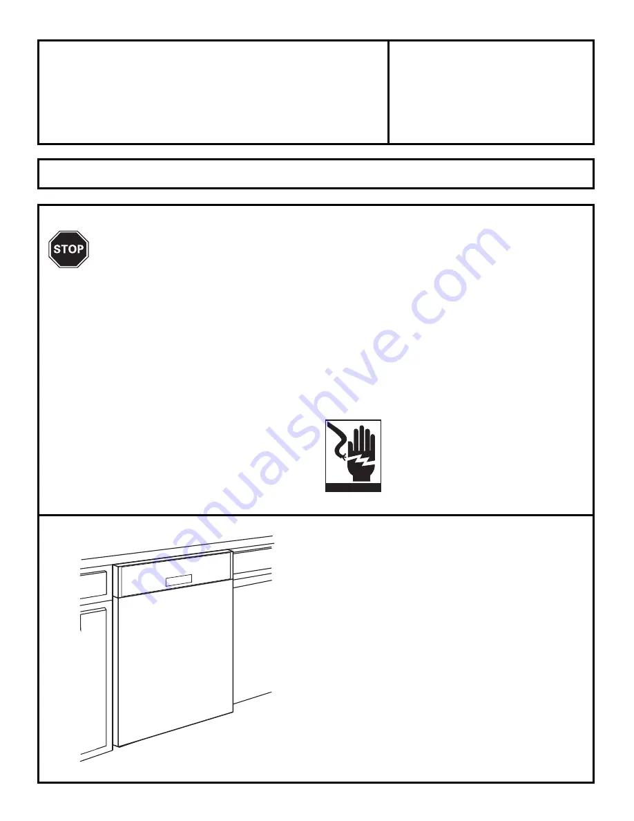 GE PDT660SSFSS Installation Instructions Manual Download Page 1