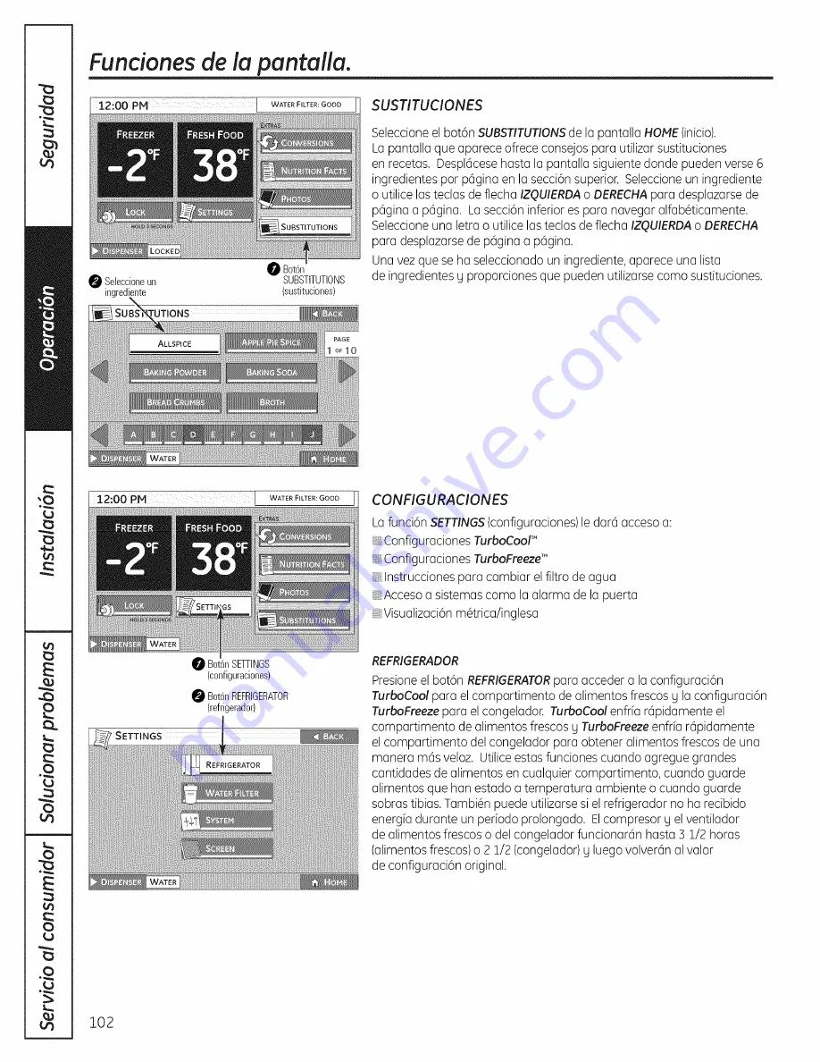 GE PFSS6PKXASS and Скачать руководство пользователя страница 102