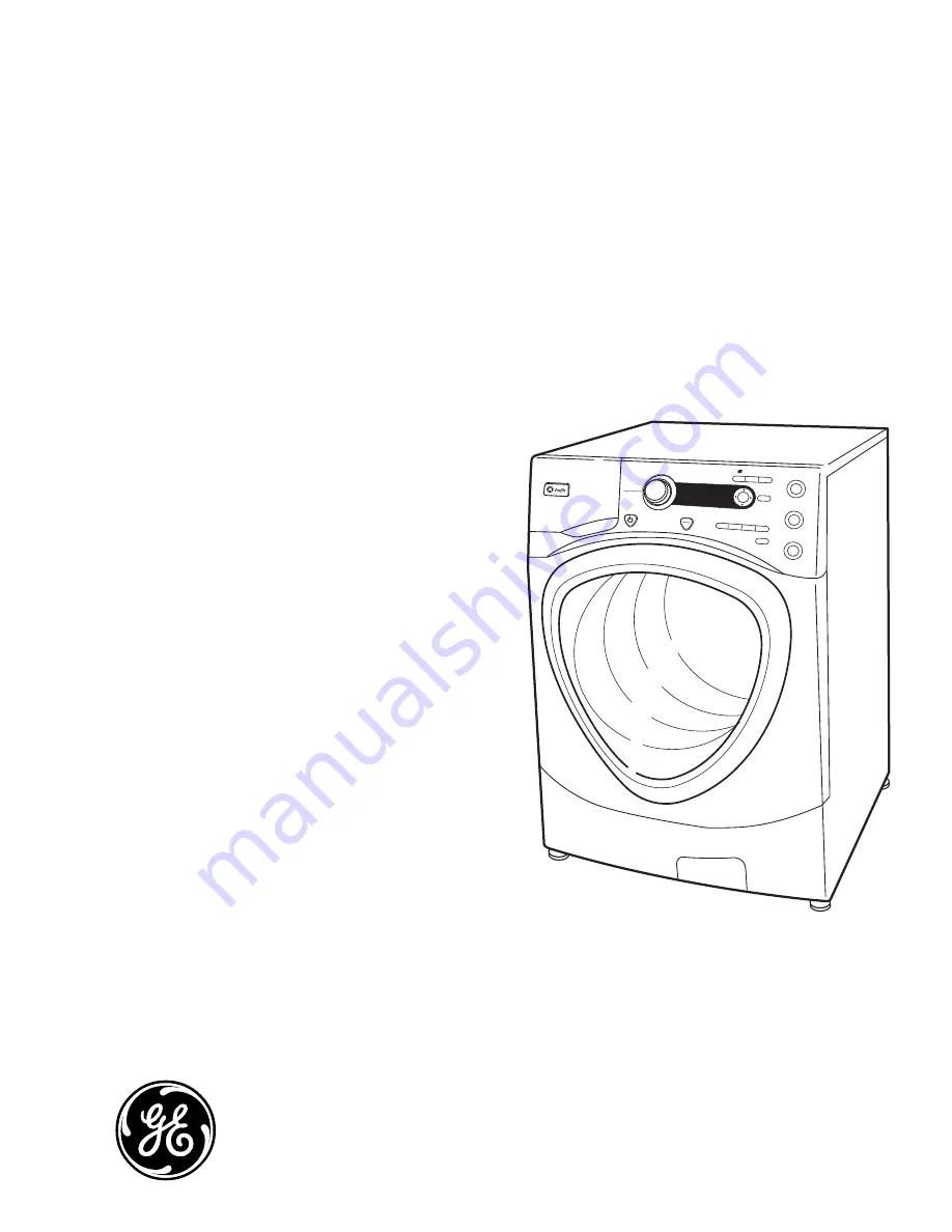 GE PFWS4400L0 Скачать руководство пользователя страница 1