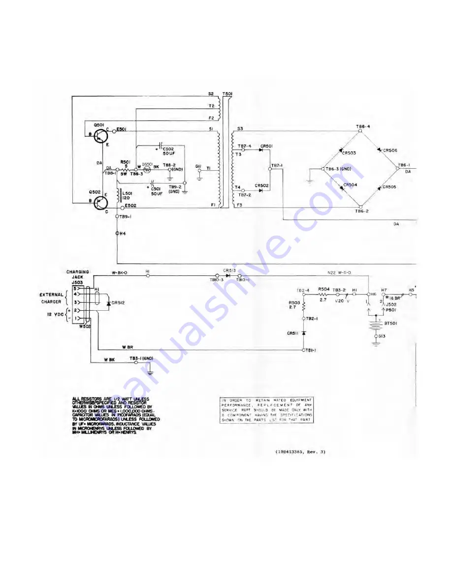 GE Porta Mobil LBI-3480H Maintenance Manual Download Page 78