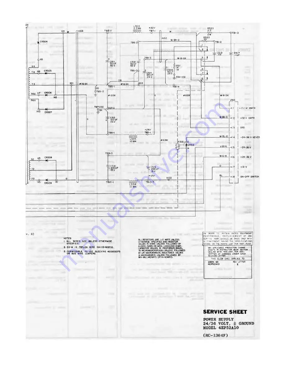 GE Porta Mobil LBI-3480H Maintenance Manual Download Page 115