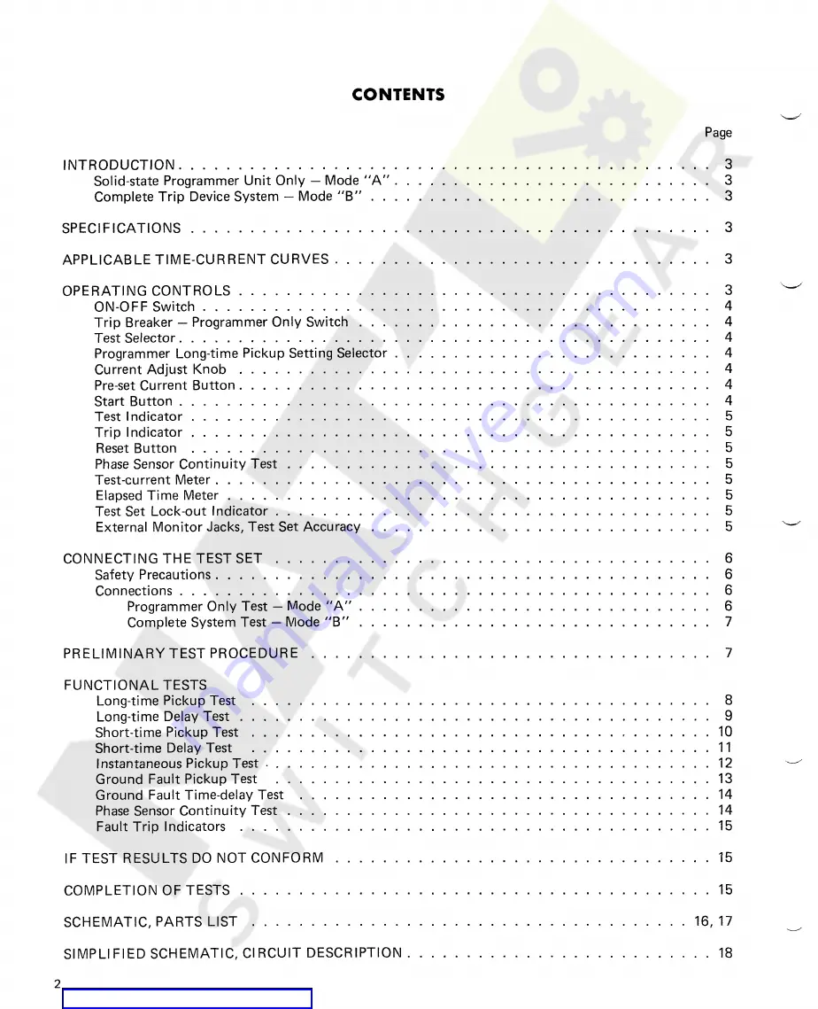 GE POWER-BREAK TAK-TS1 Instructions Manual Download Page 2