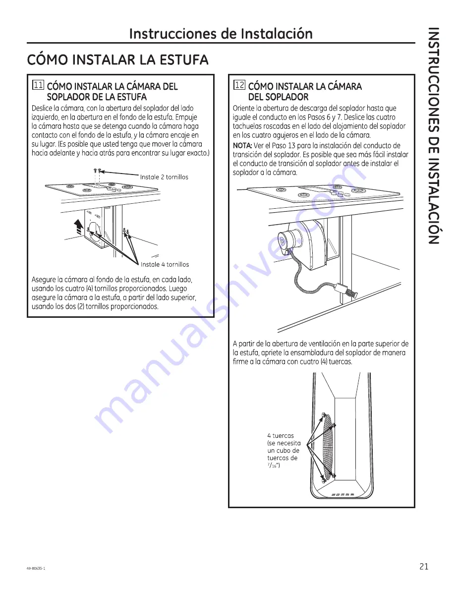 GE PP9830 Owners Manual And Installation Manual Download Page 49